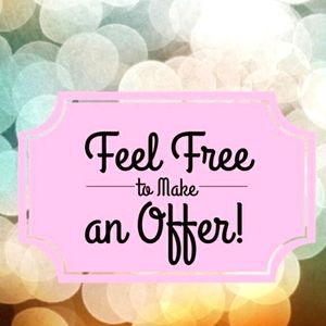 REASONABLE OFFERS ACCEPTED/ CONSIDERED